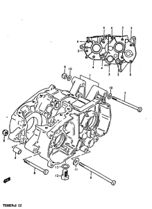 TS50 Картер двигателя