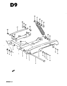 ZR50 Маятник задний