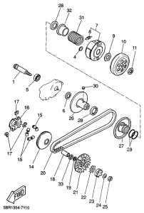 YQ50 Сцепление