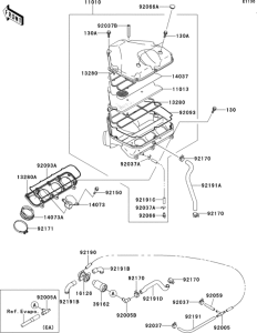 ZX900 Воздушный фильтр