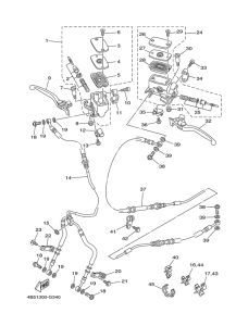 XP500 Главный тормозной цилиндр