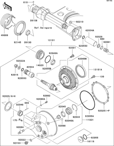 VN1500 Drive shaft / final gear(1 / 2)