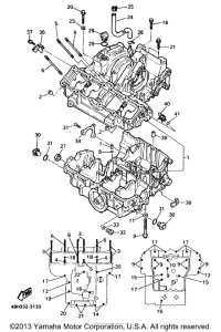 GTS1000AE Картер двигателя