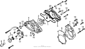 CX500 Water pump + pulse generator