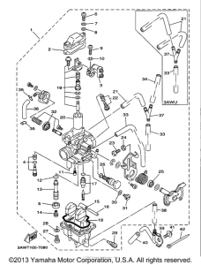 TW200J Карбюратор