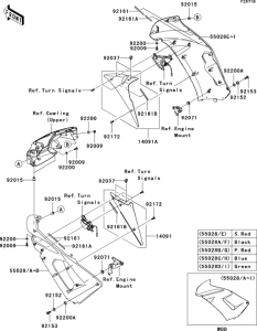 EX650 Обтикатель (центральный )