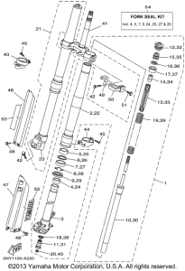  Передняя вилка