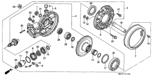 GL1500SE Редуктор