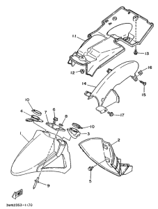CR50Z Переднее крыло