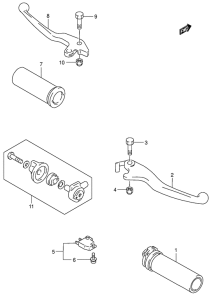 VS1400 Рулевой рычаг