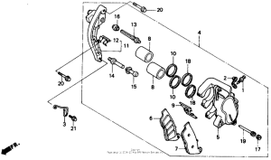 NT650 Передний суппорт