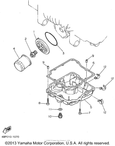 XJ600SG Масляный фильтр
