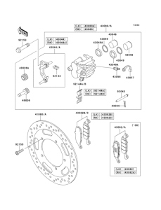 VN1600 Передний тормоз