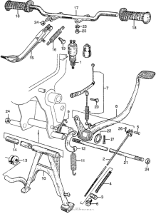CA95 Подножка