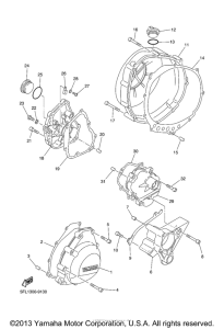 YZFR7L Боковые крышки