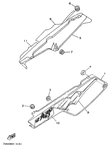 DT50LC Боковые обтекатели