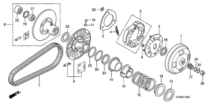 SH300 Вариатор
