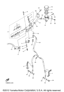 YZF-R1 Главный тормозной цилиндр