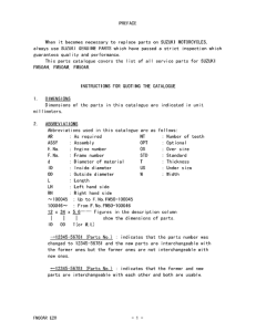 FM50 Catalog preface