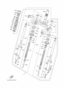 XC155 フロントフオーク