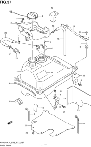 AN400Z (ABS) Fuel Tank (An400Zal4 E28)