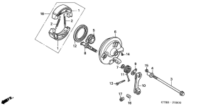 PK50S Передний тормоз