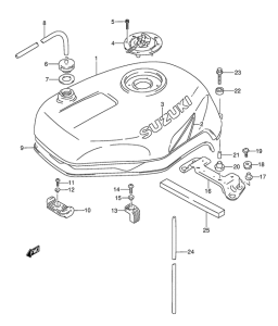 GSX-R1100 Tank fuel