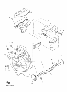 YZF-R1 Taillight unit ass`y