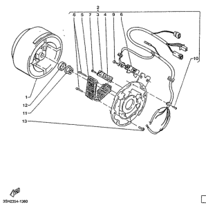 TDR125R Генератор