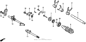 VT1100T Вилка переключения передач