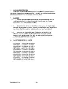 VZR1800 Catalog preface