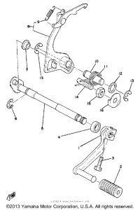 DT175F Вал переключения