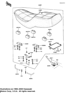 KZ1100 Пружина