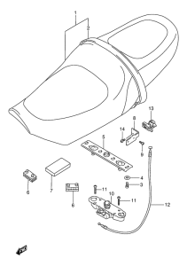 GSF400 Пружина