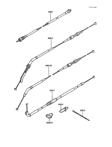 ZG1000 Тросы управления