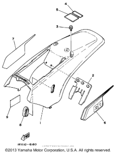 BW80T Боковые обтекатели