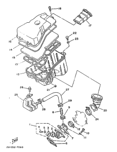 TZR80 Тахометр