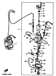 TZ250 Carburetor assy