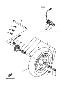YP250A ﾌﾛﾝﾄﾎｲｰﾙ 1