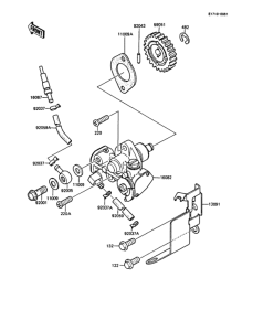 KMX200 Масляный насос
