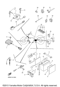 XVS650 Электрика