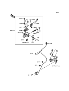 ZR800 Главный тормозной цилиндр