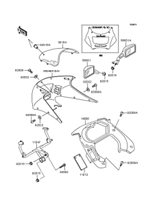 EX250 カウリング