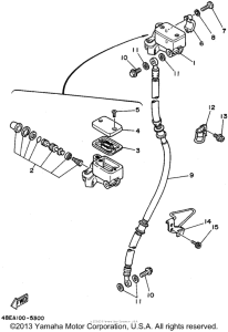 XT225G Главный тормозной цилиндр