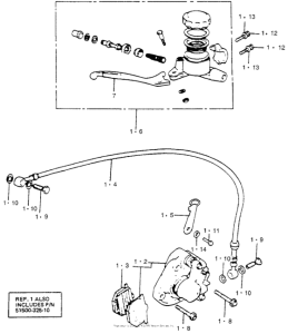 MT125 Front brake caliper 78
