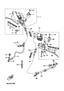 VP250 M. cylinder for disk brake