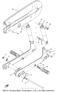 U7E Rear arm rear cushion chain case