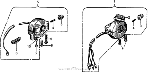 CB92 Dimmer switch + starter switch