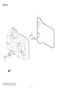 AN400 (ABS) Крышка головки цилиндров