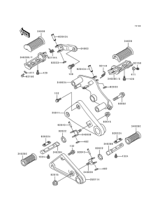EN500 Подножки